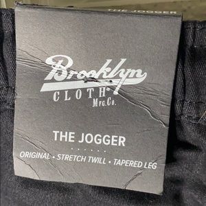Brooklyn Cloth Black twill Jogger pants